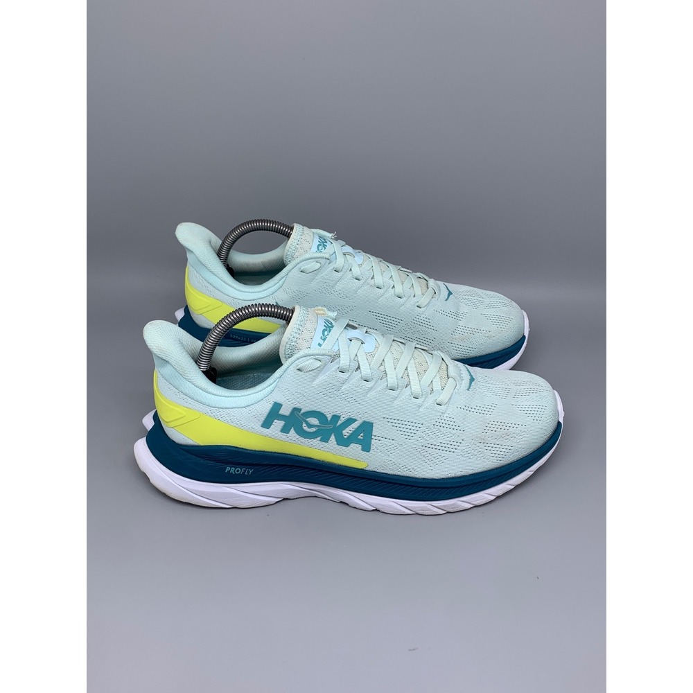 Hoka One One Mach 4 Blue Running Shoes Men's Sz 9D